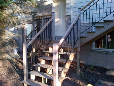 Iron railing, steel railing, decorative railing, wrought iron railing, deck railing