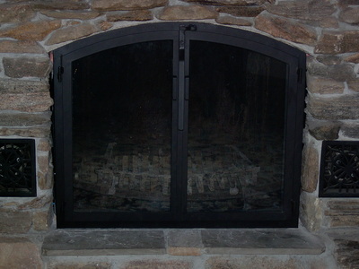 fireplace doors, fireplace screens