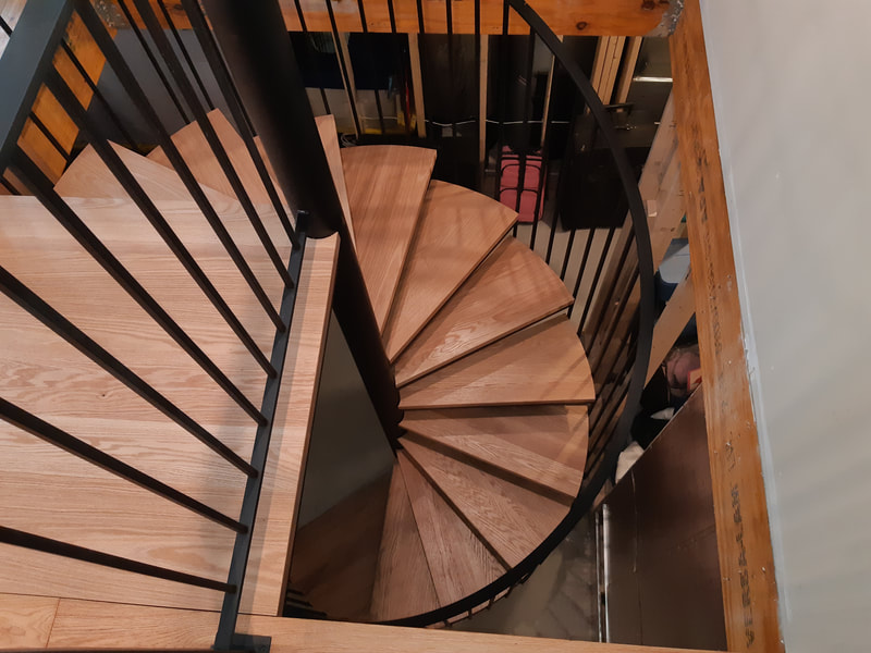spiral stair, spiral staircase, metal spiral stair, deck stairs