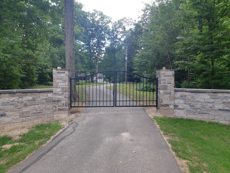 Driveway gate, iron gate, metal gate, custom gate
